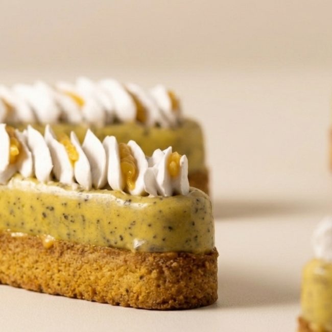 Tarte Yuzu Menthe Pamplemousse